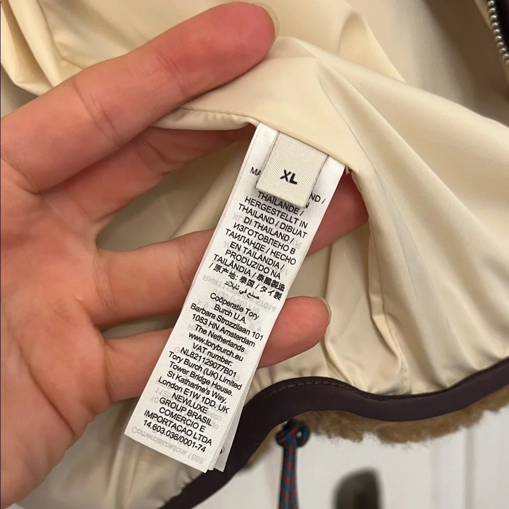 Tory Burch Fleece Sherpa jacket
